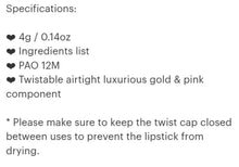 Load image into Gallery viewer, Dafna Beauty Vintage Spice Lipstick