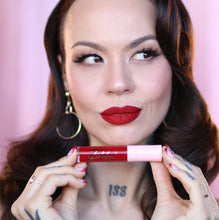 Load image into Gallery viewer, Dafna Beauty 1950s Baddie Red Liquid Lipstick
