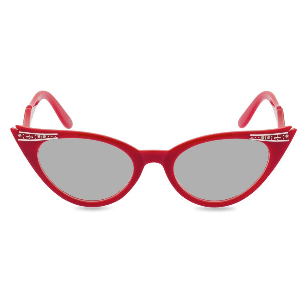 Retropeepers Betty Cat Eye Sunglasses Rocky Red