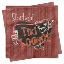 Load image into Gallery viewer, Starlight Tiki Lounge Mid Century Cocktail Napkins
