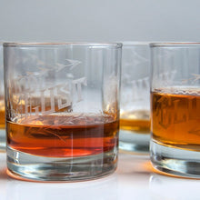 Load image into Gallery viewer, Set Of Seven Deadly Sins Old Fashioned Rocks Cocktail Glasses
