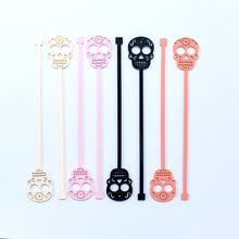 Load image into Gallery viewer, Candy Skull Swizzle Stix
