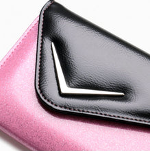 Load image into Gallery viewer, Liquorbrand Vega Wallet/Clutch Pink &amp; Black
