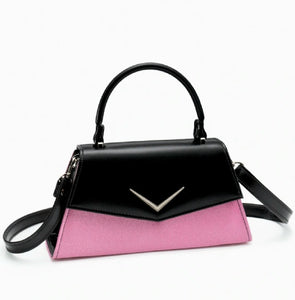 Liquorbrand Vega Handbag Pink & Black