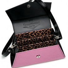 Load image into Gallery viewer, Liquorbrand Vega Handbag Pink &amp; Black
