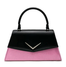 Load image into Gallery viewer, Liquorbrand Vega Handbag Pink &amp; Black
