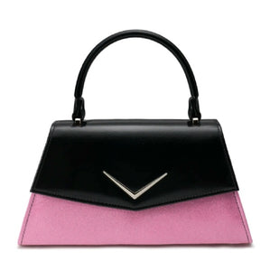 Liquorbrand Vega Handbag Pink & Black