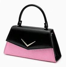 Load image into Gallery viewer, Liquorbrand Vega Handbag Pink &amp; Black

