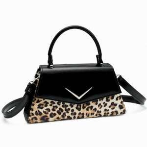 Liquorbrand Vega Handbag Leopard Print
