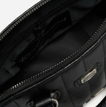 Load image into Gallery viewer, Liquorbrand&#39;s Lil&#39; Rocket Handbag Black &amp; Leopard Print
