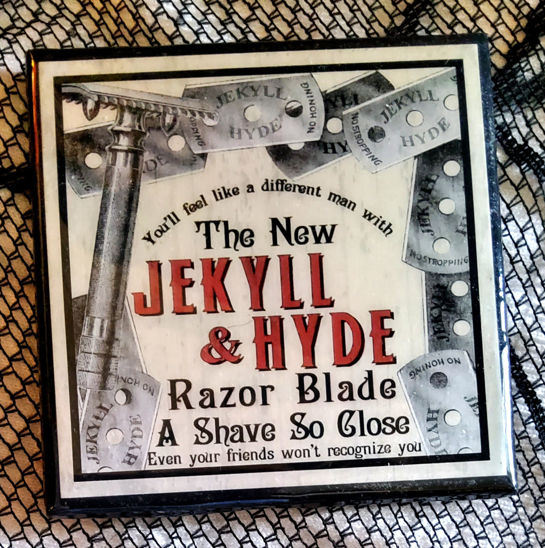 Jekyll & Hyde Razor Blade Coaster