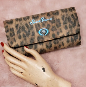 Star Struck Leopard Print Wallet