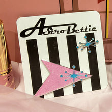Load image into Gallery viewer, Astro Bettie Atomic Pin Set Pink/Turquoise
