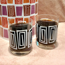 Load image into Gallery viewer, Mid Century Tiki Rocks Old Fashioned Cocktail Glass
