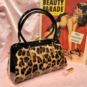 Vera May Leopard Print Handbag