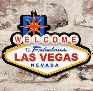 Welcome To The Fabulous Las Vegas Nevada Metal Sign