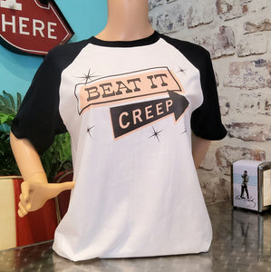 Astro Bettie Beat It Creep Unisex Raglan Tee