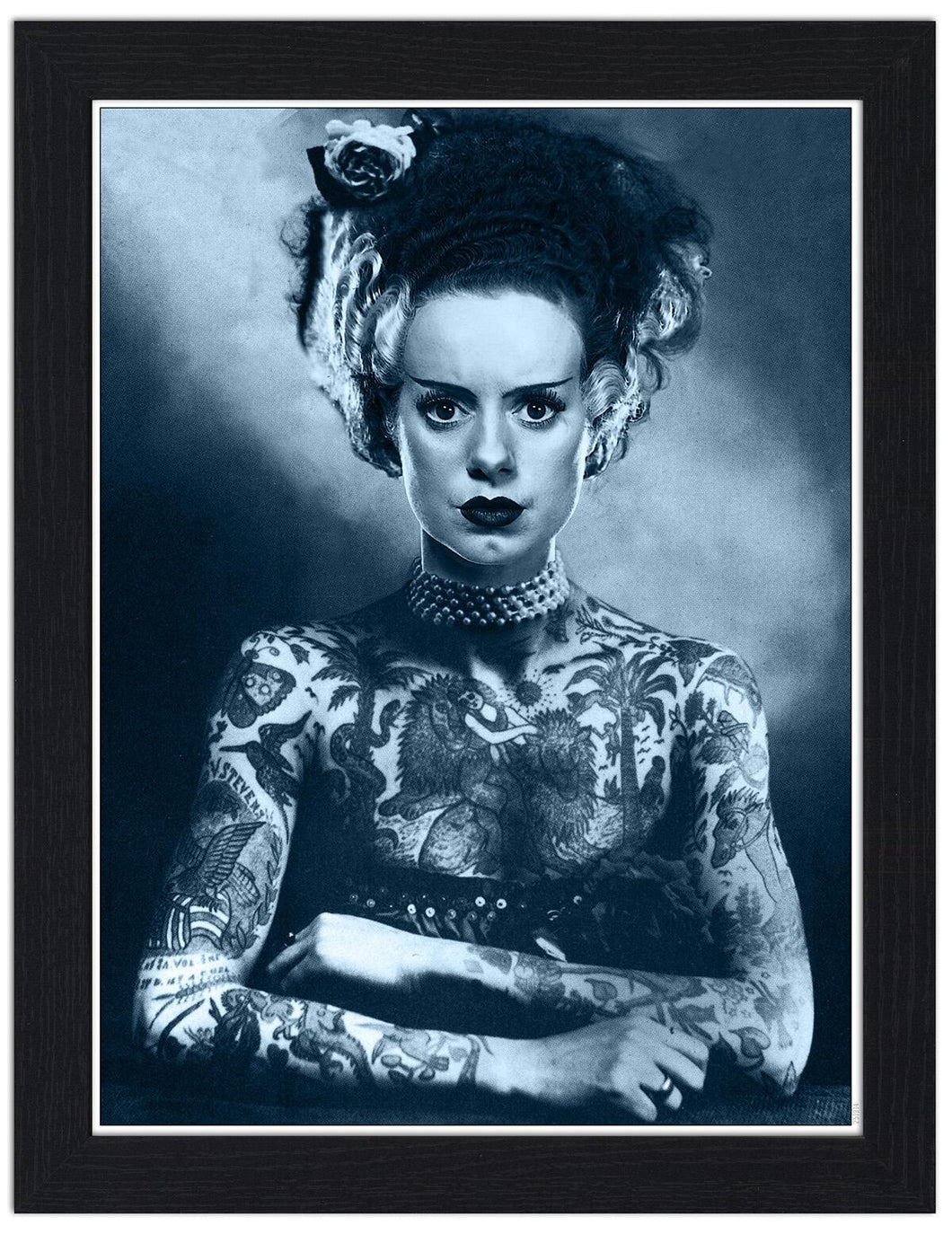 Tattooed Bride Of Frankenstein 30x40 Unframed Art Print
