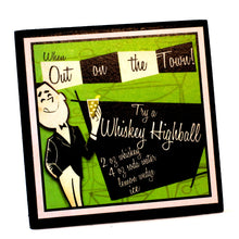 Load image into Gallery viewer, Whisky Highball Cocktail Coaster

