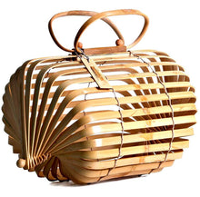 Load image into Gallery viewer, Lucky Lou Bamboo Cage Purse
