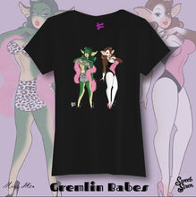 Load image into Gallery viewer, Sweet Siren Gremlin Babes Ladies Tee
