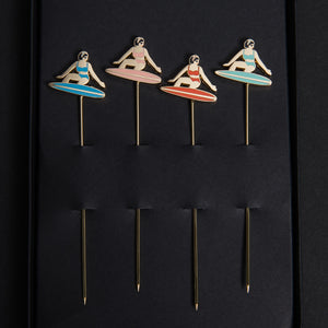 Vintage Surfers Cocktail Picks