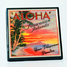Load image into Gallery viewer, Aloha Hawaiian Islands Vintage Coaster
