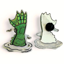 Load image into Gallery viewer, Mischief Made Beware Of The Lagoon Acrylic Pin

