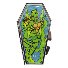 Load image into Gallery viewer, Creature Girl Coffin Compact Mirror
