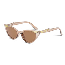 Load image into Gallery viewer, Retropeepers Betty Cat Eye Sunglasses Crystal Taupe
