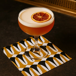 Mid Century Darts Design Cocktail Napkins