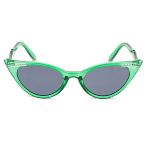 Retropeepers Betty Cat Eye Sunglasses Crystal Emerald
