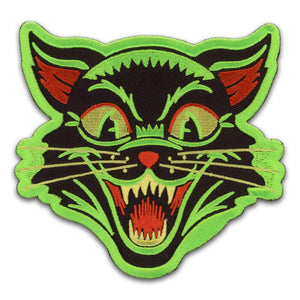 Frisky Kitty Embroidered Patch