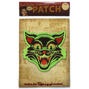 Frisky Kitty Embroidered Patch