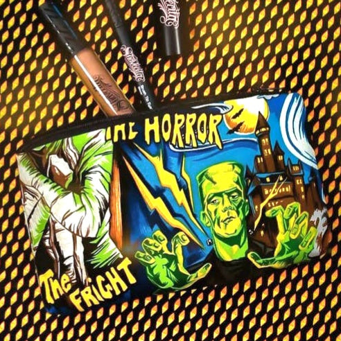 Horror Movie Monster Makeup Pouch