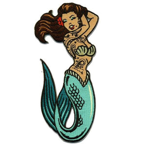 Tattoo Mermaid Embroidered Patch