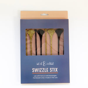 Mid Century Dart Design Swizzle Stix