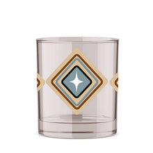 Load image into Gallery viewer, Mid Century Diamond Old Fashioned Rocks Cocktail Glass
