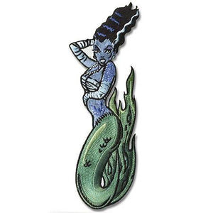 Franken Mermaid Large Embroidered Patch