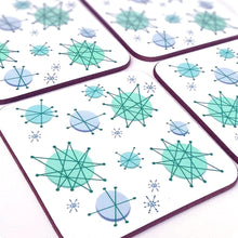 Load image into Gallery viewer, Inkabilly Atomic Starburst Coaster Set
