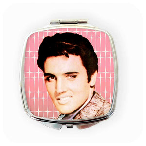 Inkabilly Elvis Compact Mirror