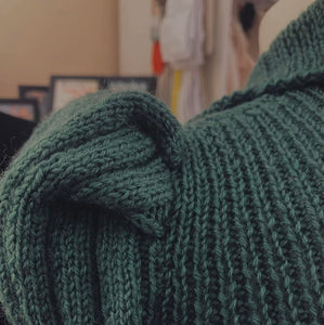 Beautiful Ladies Sweater Hand Knitted From An Original 1940s Pattern