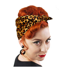 Load image into Gallery viewer, Inkabilly Leopard print Bandana
