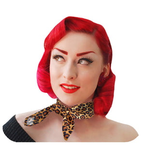 Inkabilly Leopard print Bandana