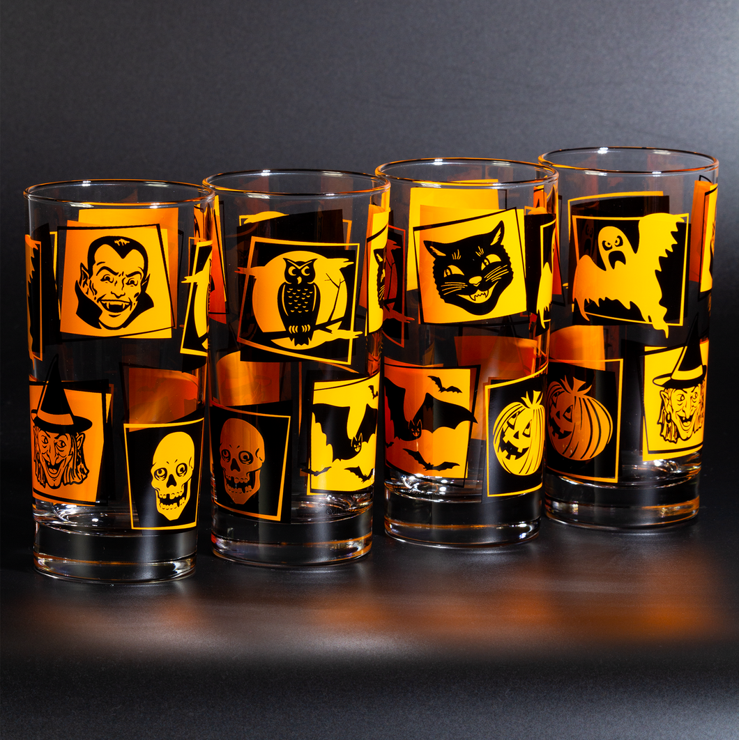 Atomic Drinkware Monster Mash Highball Collins Cocktail Glass