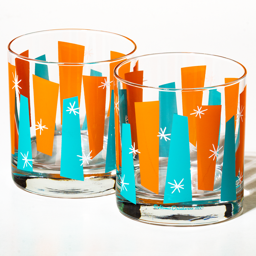 Atomic Drinkware I Dream Of Palm Springs Old Fashioned Rocks Cocktail Glass