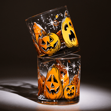 Load image into Gallery viewer, Atomic Drinkware Five Little Pumpkins Old Fashioned Rocks Cocktail Glass
