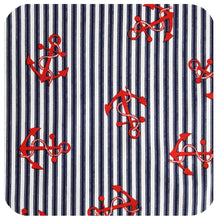 Load image into Gallery viewer, Inkabilly Anchors &amp; Stripes Bandana
