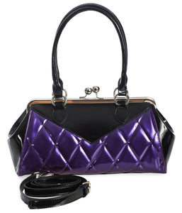 Lilymae Rockabilly Handbag Purple