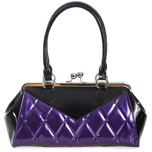 Lilymae Rockabilly Handbag Purple